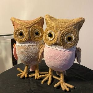 Cute Stuffed Straw Owls